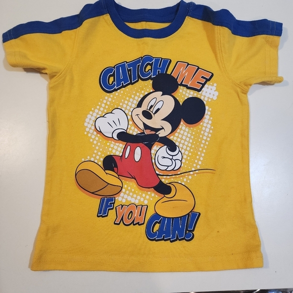 Disney Mickey Mouse Club House Yellow Kids Tshit Size 3T - Picture 1 of 9